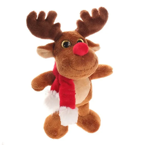 Remo Brown Plush reindeer brown