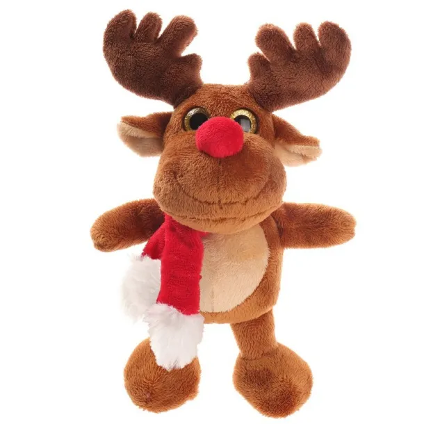 Remo Brown Plush reindeer brown