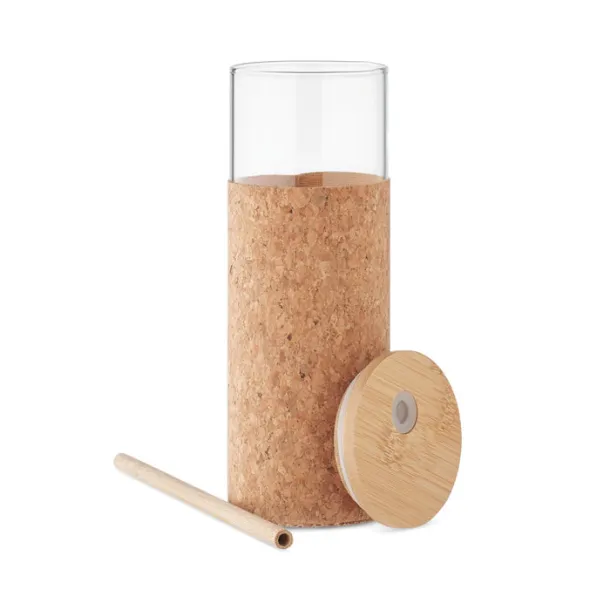 MOLUNGE Glass tumbler sleeve 450 ml Beige