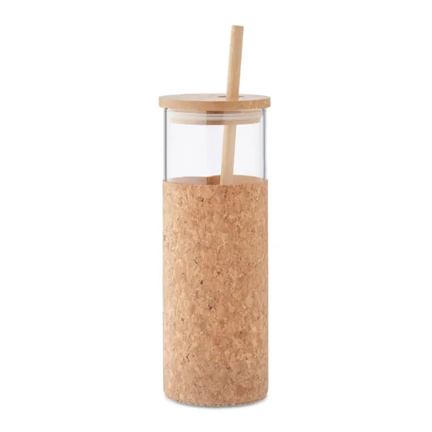 MOLUNGE Glass tumbler sleeve 450 ml Beige