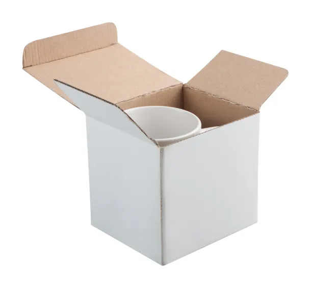 Three mug box White