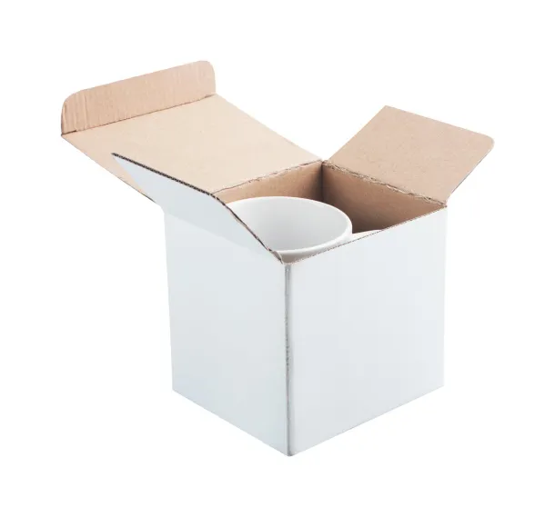 Three mug box White