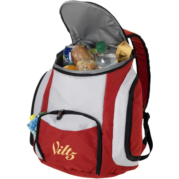 Brisbane cooler backpack - Slazenger Red Grey