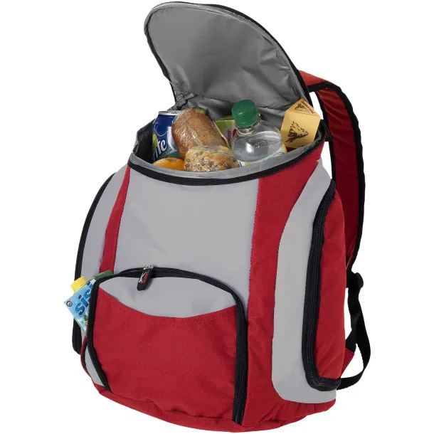 Brisbane cooler backpack - Slazenger Red Grey
