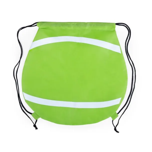  Drawstring bag "ball" lime green