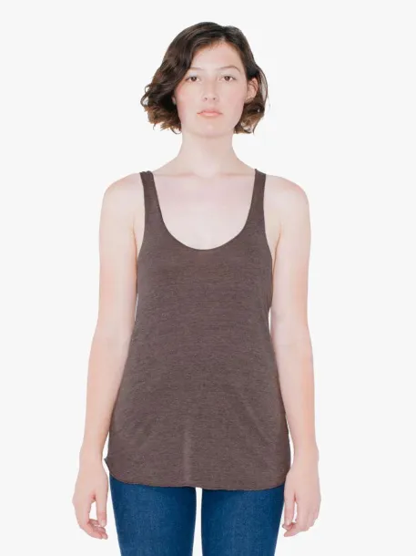  WOMEN'S TRI-BLEND RACERBACK TANK - American Apparel Tri-Coffee