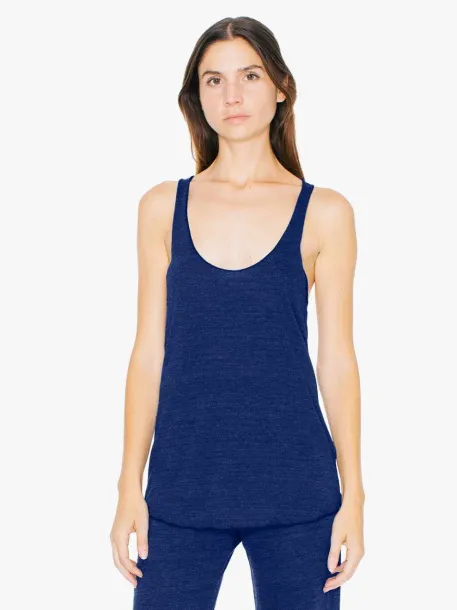  WOMEN'S TRI-BLEND RACERBACK TANK - American Apparel Tri-Indigo