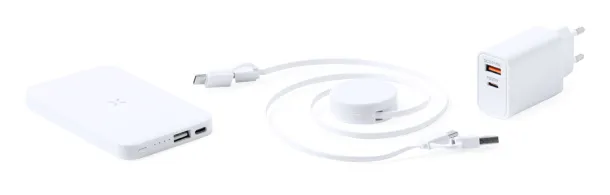 Cody USB charger set White