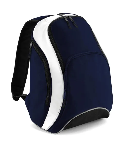  Teamwear Backpack - Bagbase French Navy Bijela