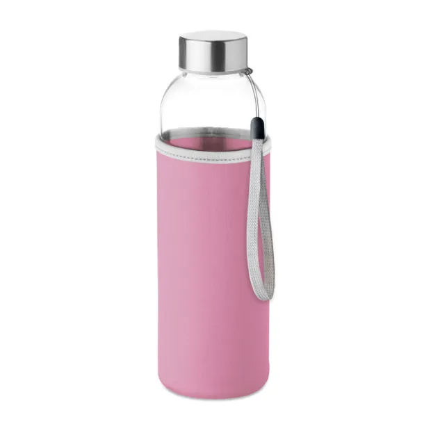 UTAH GLASS Glass bottle baby pink