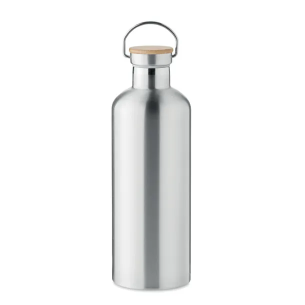 HELSINKI LARGE Double wall flask 1,5L Matt Silver