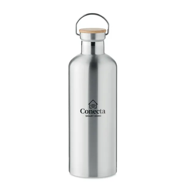 HELSINKI LARGE Double wall flask 1,5L Matt Silver