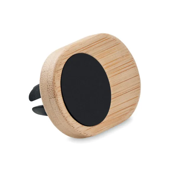 ELLAGAN Magnetic air vent phone holder Wood