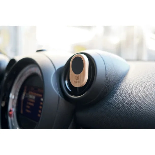 ELLAGAN Magnetic air vent phone holder Wood