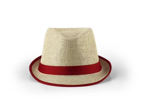 IBIZA paper hat with colored edges - EXPLODE Red