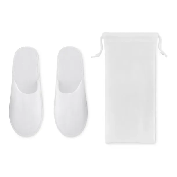 FLIP FLAP Pair of slippers in pouch White