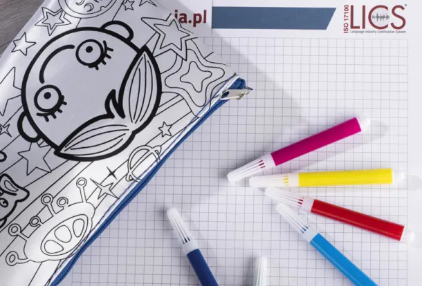 SPACE Pencil case Nebaski plava