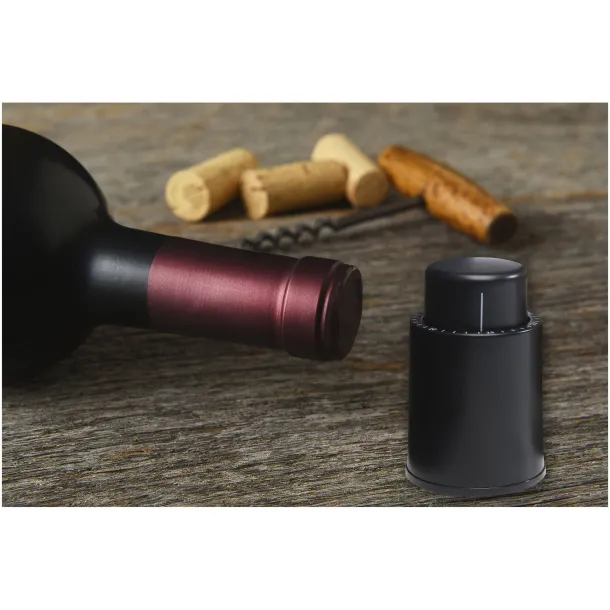 Sangio wine stopper - Bullet Solid black