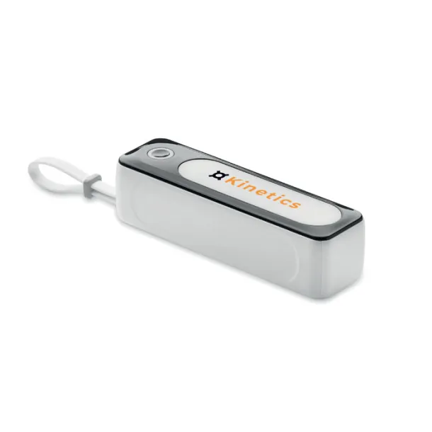 POWLIGHT Power bank od 5000 mAh s COB-om Bijela