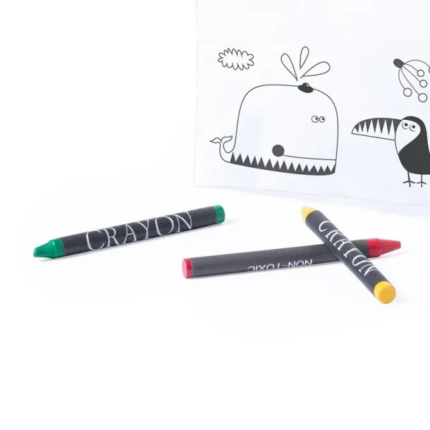  Pencil case for colouring, crayons white