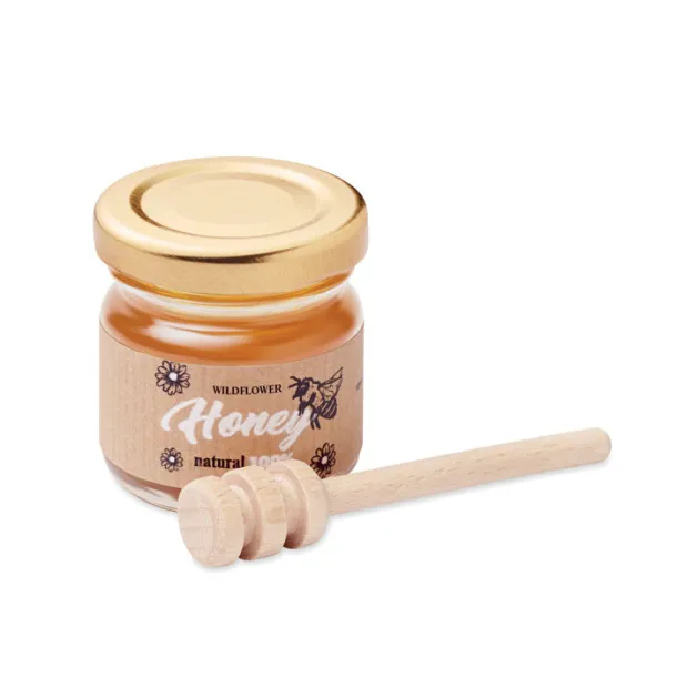 DAUBER Wildflower honey jar set 50gr Wood