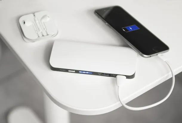 TIEN prijenosna baterija, 10 000 mAh Bijela