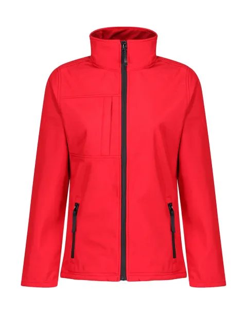  Octagon II ženska softshell jakna - Regatta Professional Classic Red Crna