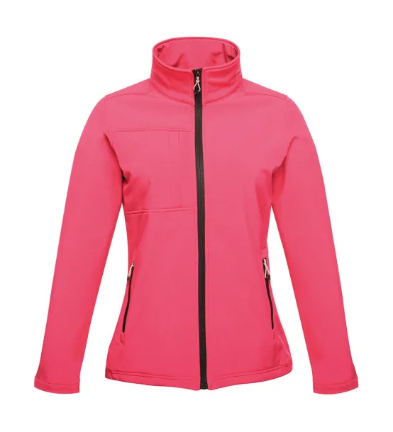  Octagon II ženska softshell jakna - Regatta Professional Hot Pink Crna