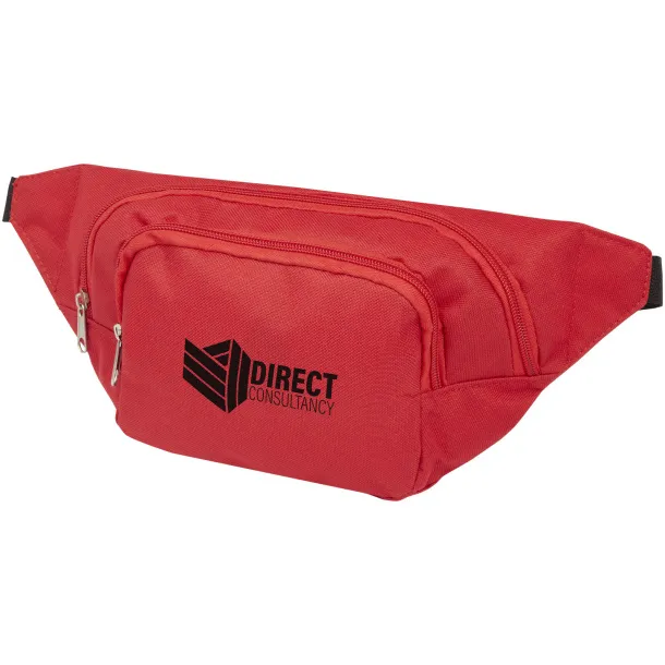 Santander fanny pack with two compartments Red