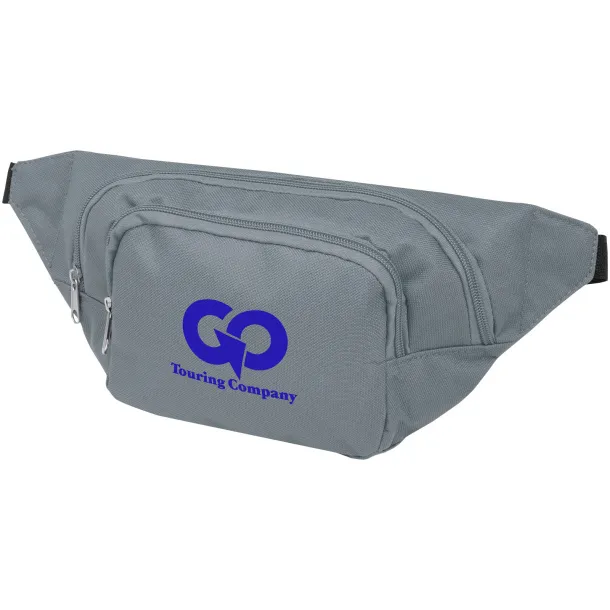 Santander fanny pack with two compartments Grey