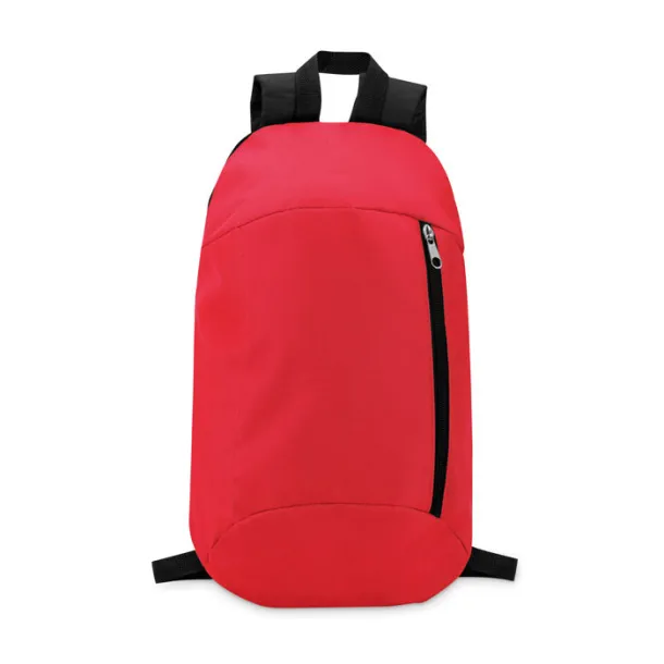 TIRANA Backpack with front pocket Red