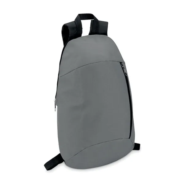 TIRANA Backpack with front pocket stone grey