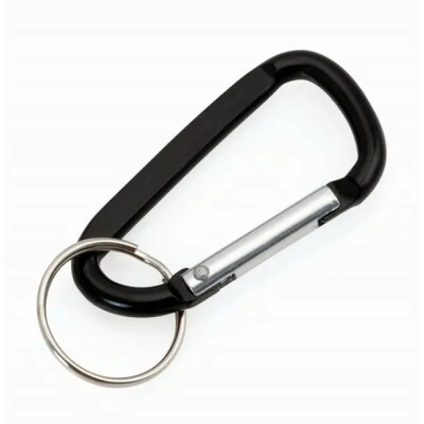  Keyring, carabiner Crna