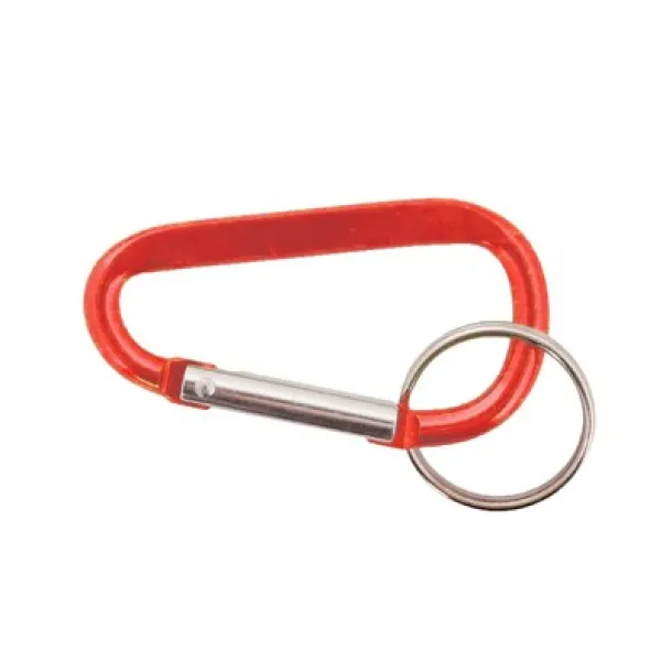  Keyring, carabiner red