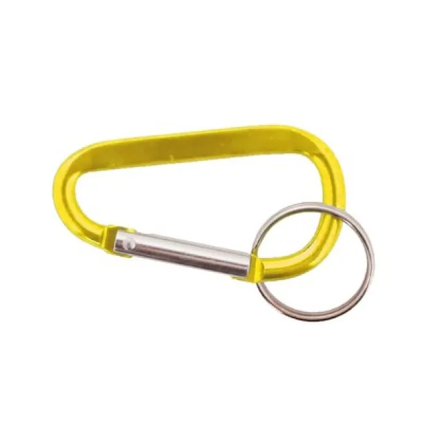  Keyring, carabiner yellow