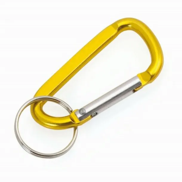  Keyring, carabiner yellow