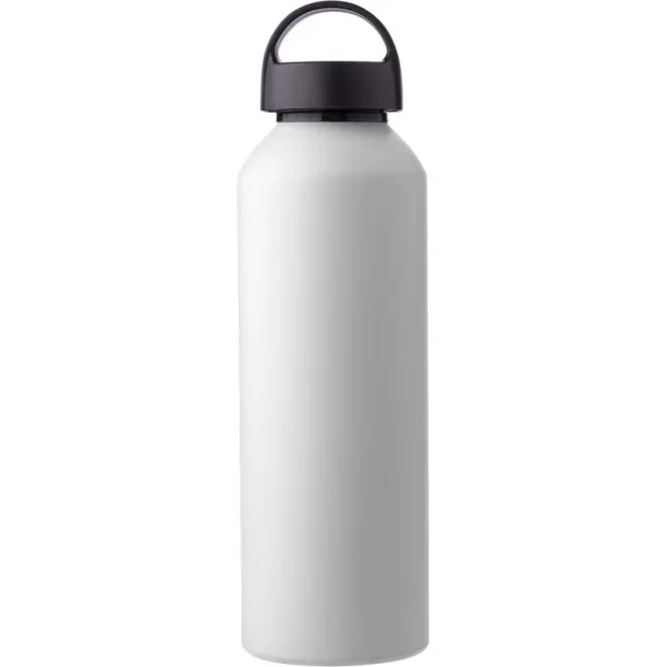  Recycled aluminium sports bottle 800 ml white