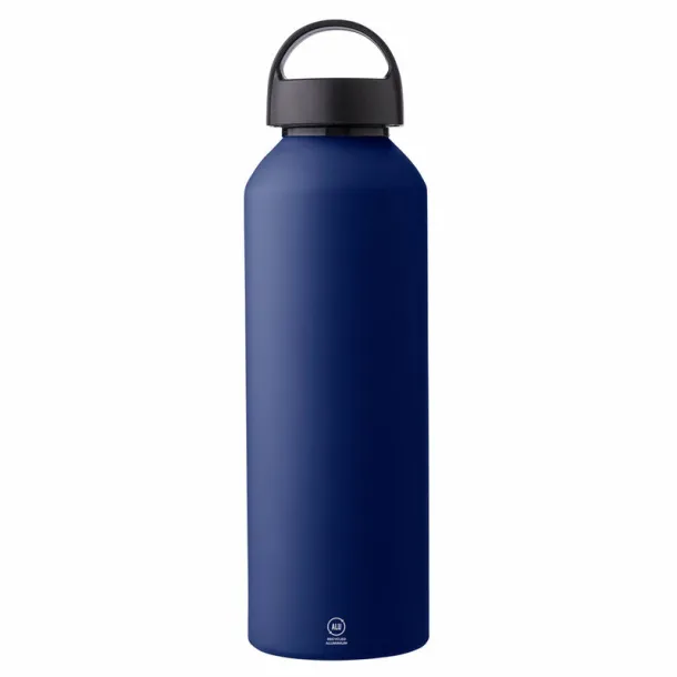  Recycled aluminium sports bottle 800 ml navy blue