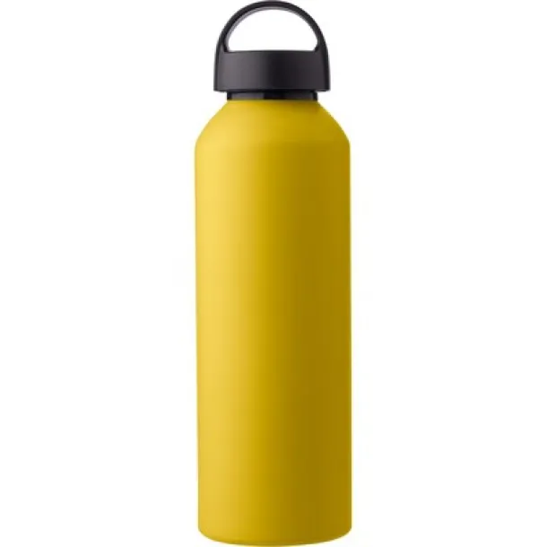  Recycled aluminium sports bottle 800 ml yellow