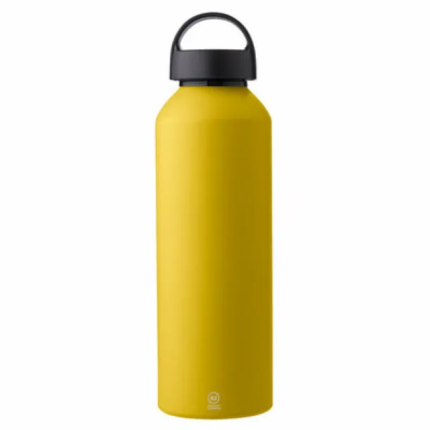  Recycled aluminium sports bottle 800 ml Žuta