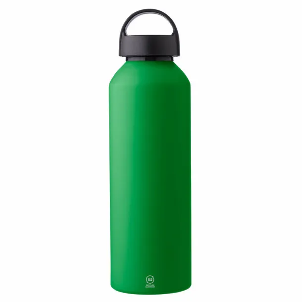  Recycled aluminium sports bottle 800 ml light green