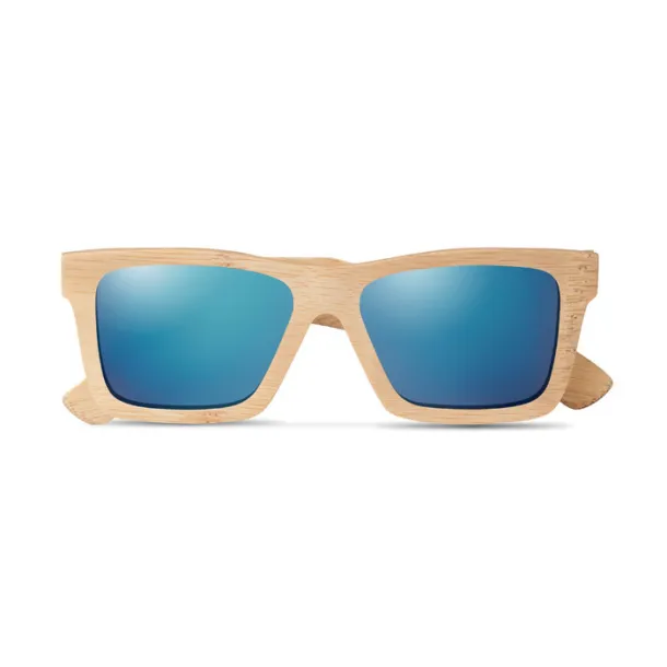 WANAKA Sunglasses and case in bamboo Wood