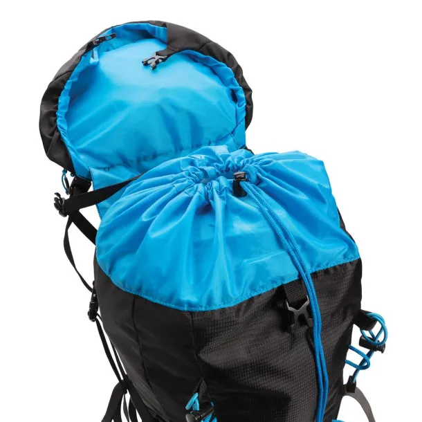  Explorer ribstop large hiking backpack 40L PVC free - XD Collection Black Blue