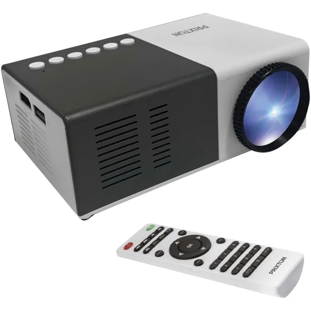 Prixton Cinema mini projector - Prixton Solid black White