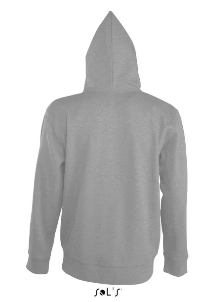  Muška hood trenirka, 280 g/m2 - SOL'S Grey Melange