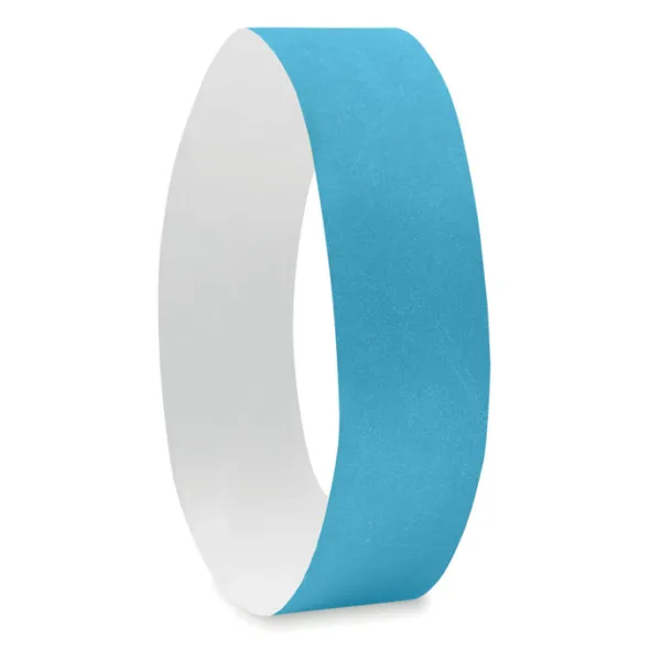 TYVEK One sheet of 10 wristbands Turquoise