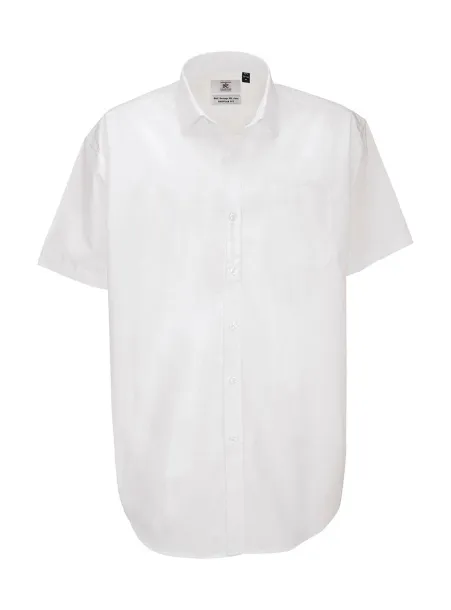  Heritage SSL/men Poplin Shirt - B&C Bijela