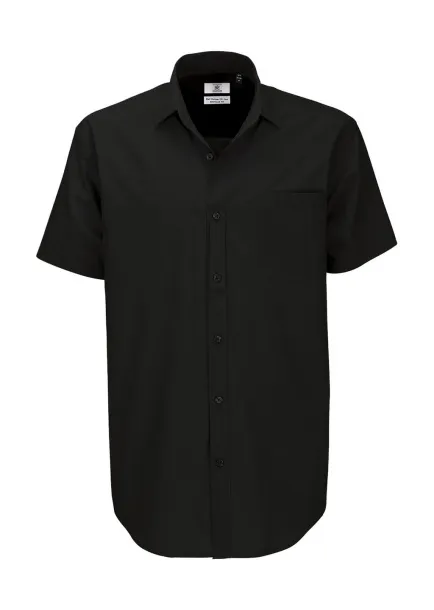  Heritage SSL/men Poplin Shirt - B&C Black