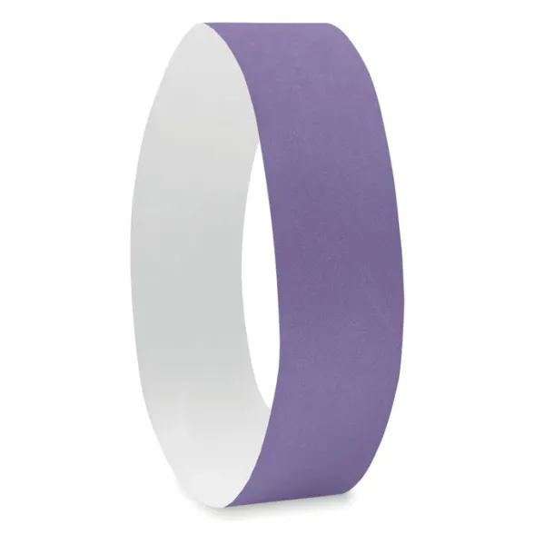 TYVEK One sheet of 10 wristbands Violet