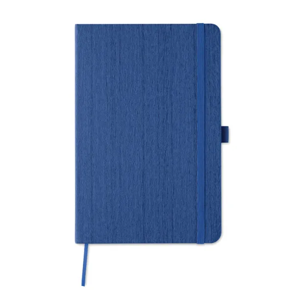 WOODY A5 notebook in PU with penloop Royal blue